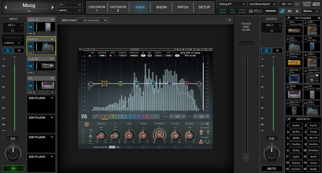 WAVES Virtual Processors Waves SuperRack SoundGrid: SoundGrid Software