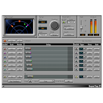 WAVES Virtual Processors Waves SuperTap: Tap Delay Plugin