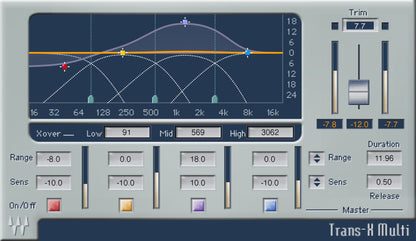 WAVES Virtual Processors Waves Trans-X: Multi-Effect Plugin