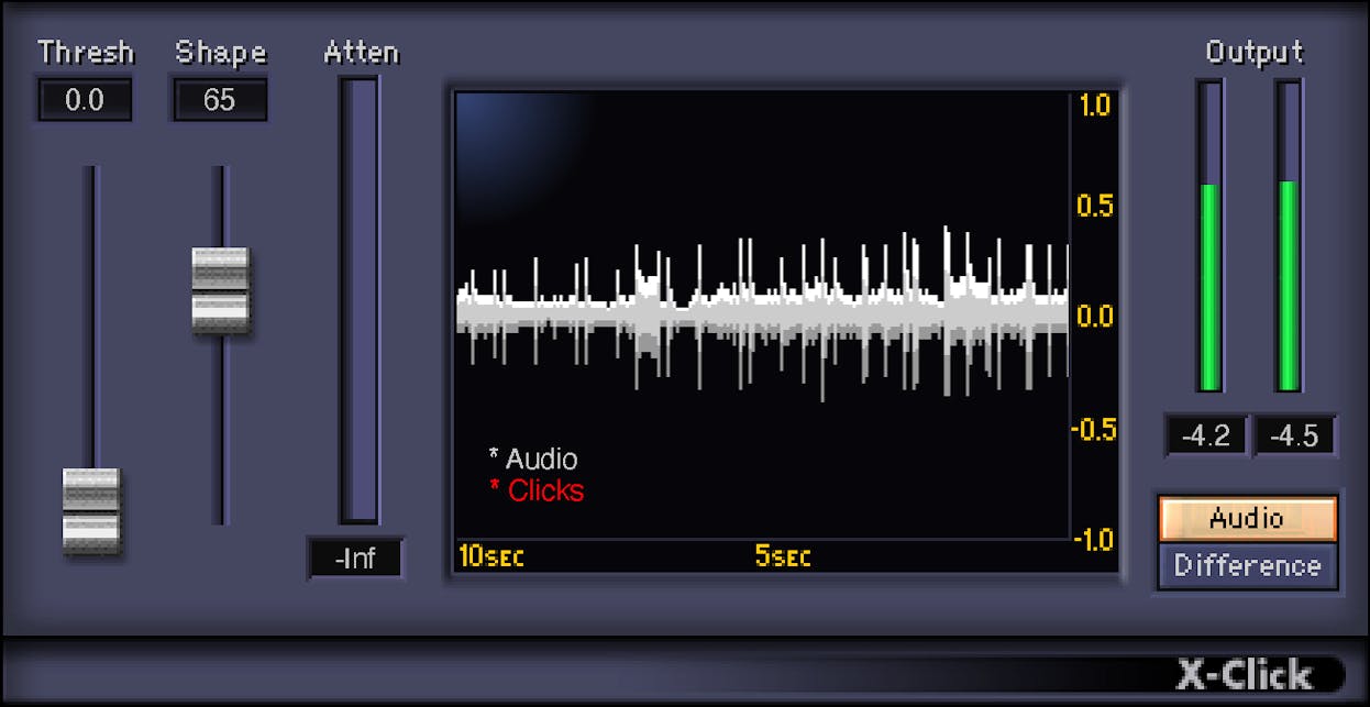 WAVES Virtual Processors Waves X-Click: Click Removal Plugin