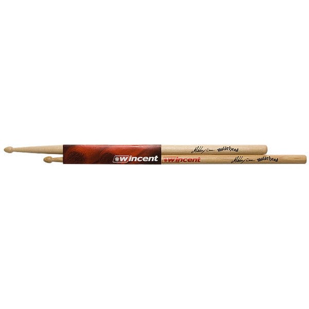 wincent drumsticks wincent w-mds mikkey dee (motorhead) signature hickory drum sticks