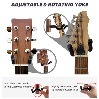 Wingo Guitar Hangers and Holders Black Wingo WH-09 Guitar Hanger