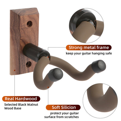 Wingo Guitar Hangers and Holders Black Wingo WH-09 Guitar Hanger