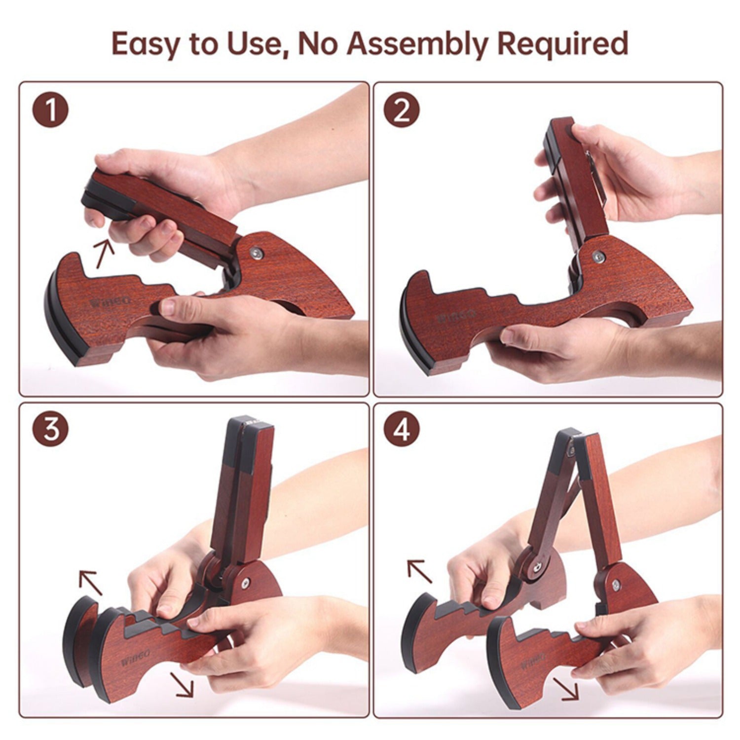 Wingo Guitar Stands Wooden Wingo SK-80 Wooden Guitar Stand