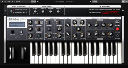 XHUN Audio Virtual Instruments Xhun LittleOne Synthesizer