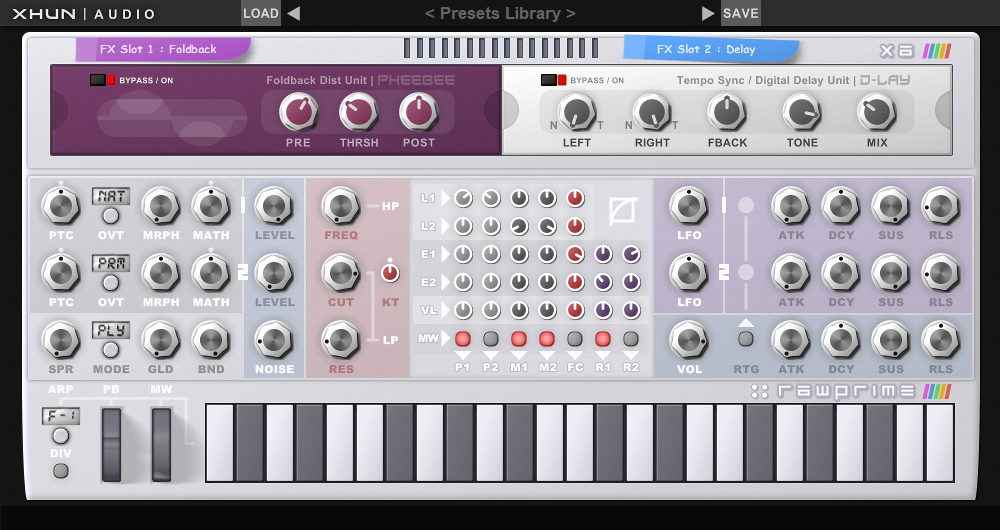 XHUN Audio Virtual Instruments Xhun RawPrime: Granular Synthesizer – Professional Audio Software & Plugin