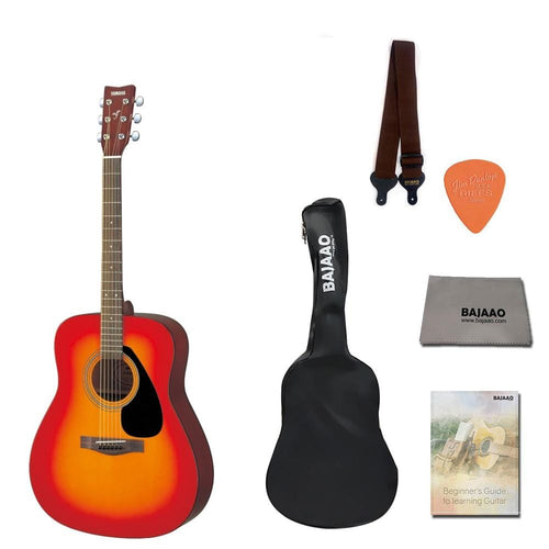 Buy Yamaha F310 Acoustic Guitar with Dust Cover Strap Polishing
