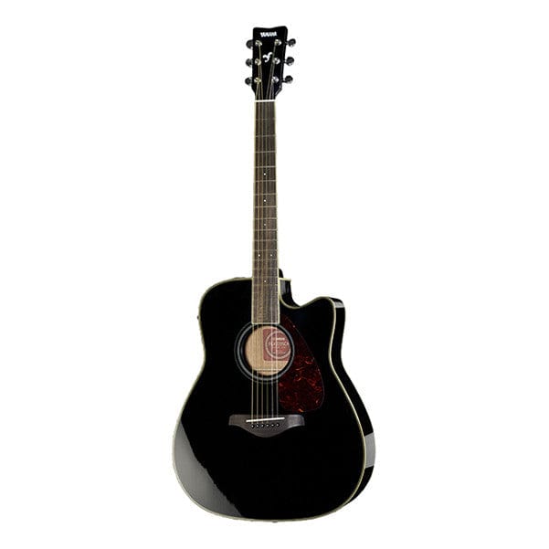 Yamaha Acoustic Guitars Black Yamaha FGX 720SC Cutaway Electro Acoustic Guitar Black