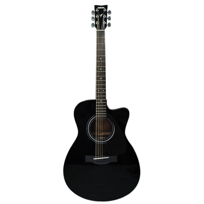 Yamaha Acoustic Guitars Black Yamaha FS80C The Ultimate Concert Body Cutaway Acoustic Guitar