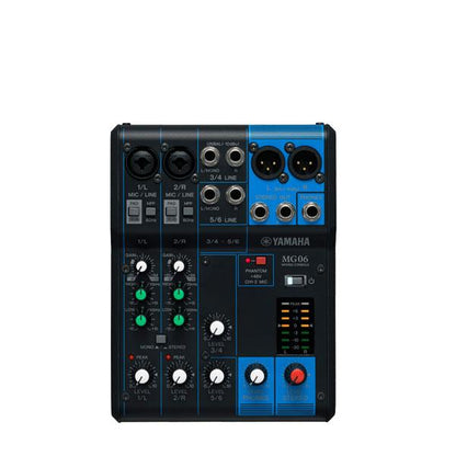 Yamaha Analog Mixers Yamaha MG-06 MG Series Analog Mixing Console