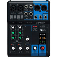 Yamaha Analog Mixers Yamaha MG-06 MG Series Analog Mixing Console