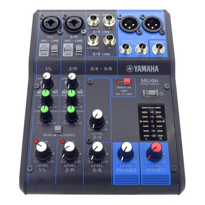 Yamaha Analog Mixers Yamaha MG-06 MG Series Analog Mixing Console