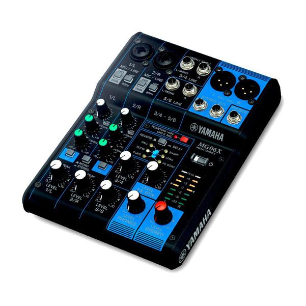 Yamaha Analog Mixers Yamaha MG-06X 6 Channel Analog Mixer