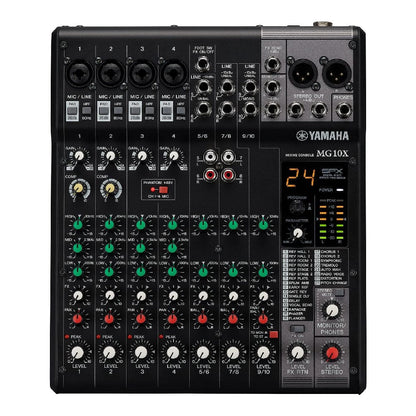 Yamaha Analog Mixers Yamaha MG10X CV 10-Channel Stereo Mixer