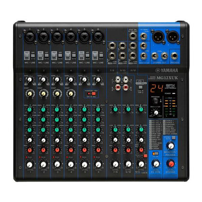 Yamaha Analog Mixers Yamaha MG12XUK 12 Channel Analog Mixer