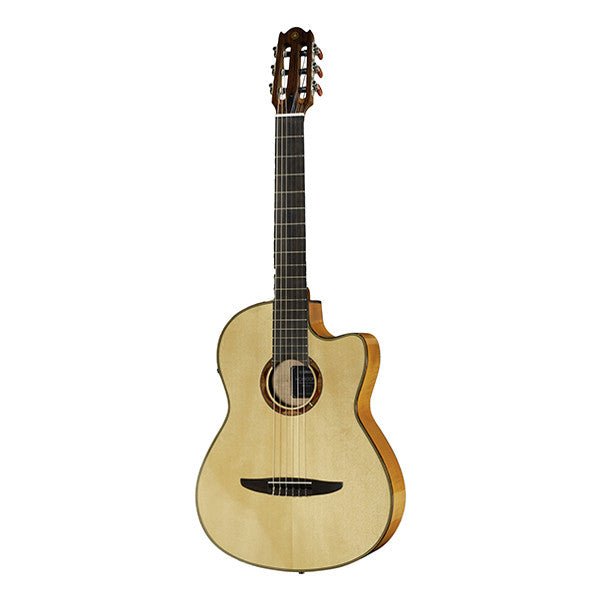 yamaha classical guitars yamaha ncx900fm cutaway classical guitar - natural