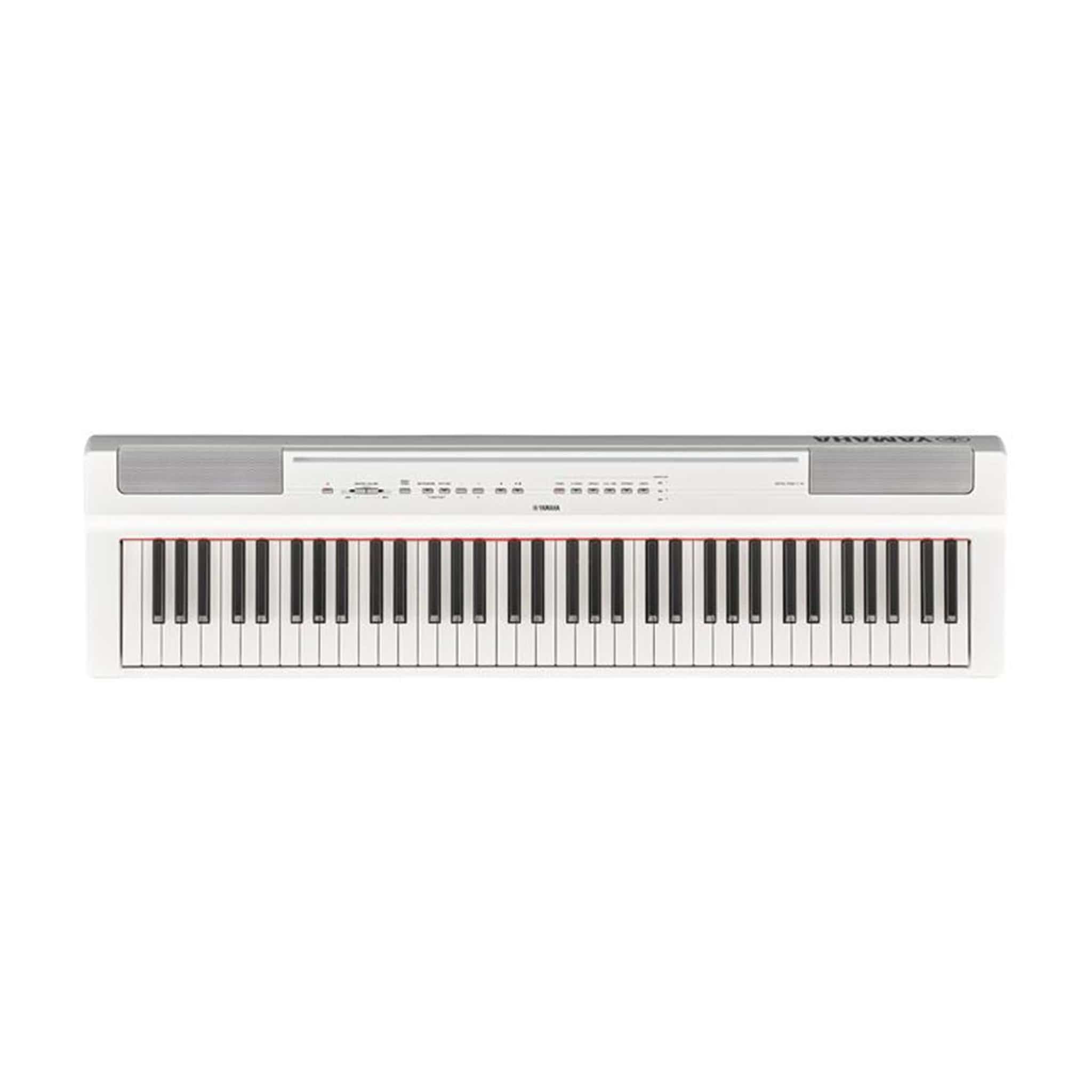 Yamaha Digital Pianos White Yamaha P 121 73 Key Pure Sound Engine Digital Piano