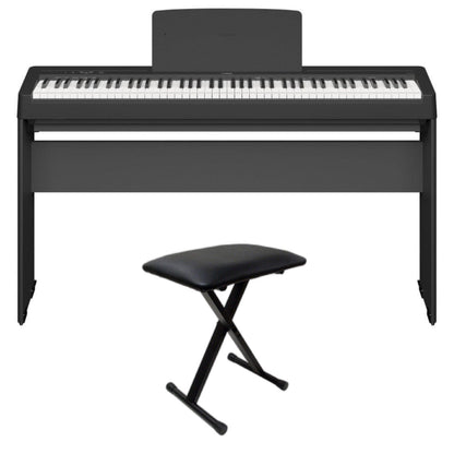 Yamaha Digital Pianos Yamaha P145 with Stand and Bench Yamaha P145 88 Key Digital Piano 