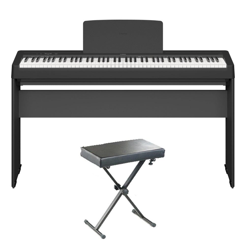 Digital Piano Yamaha P45 Stand Mounted 3D Model $69 - .3ds .blend