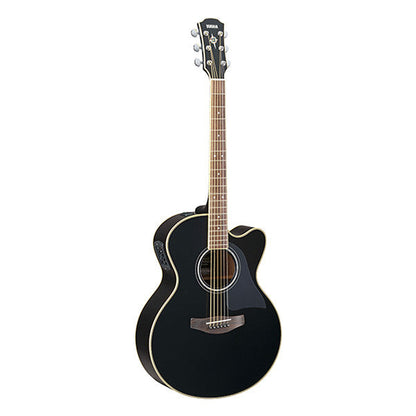 yamaha electro acoustic guitars black yamaha cpx700ii cutaway electro acoustic guitar      