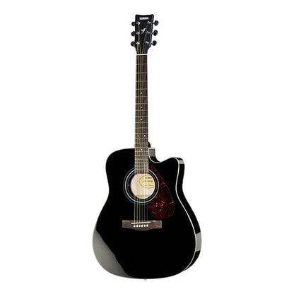 Yamaha Electro Acoustic Guitars Black Yamaha FX370C Cutaway Electro Acoustic Guitar