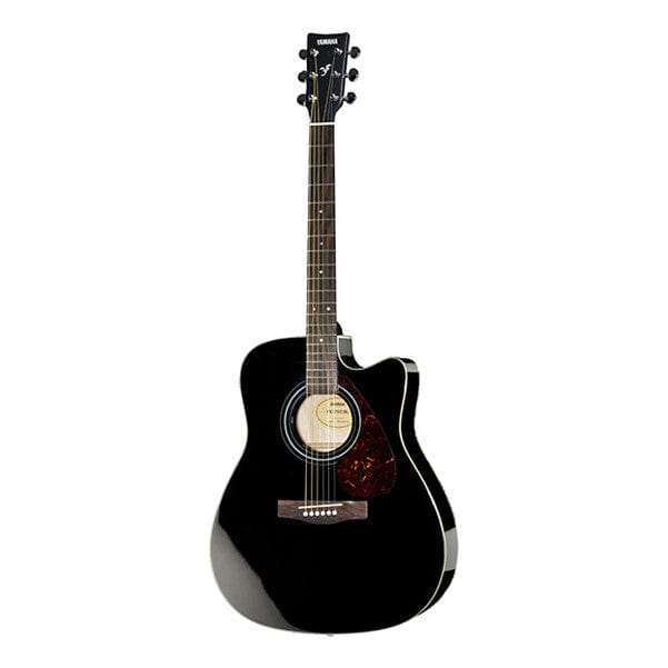 Yamaha Electro Acoustic Guitars Black Yamaha FX370C Cutaway Electro Acoustic Guitar