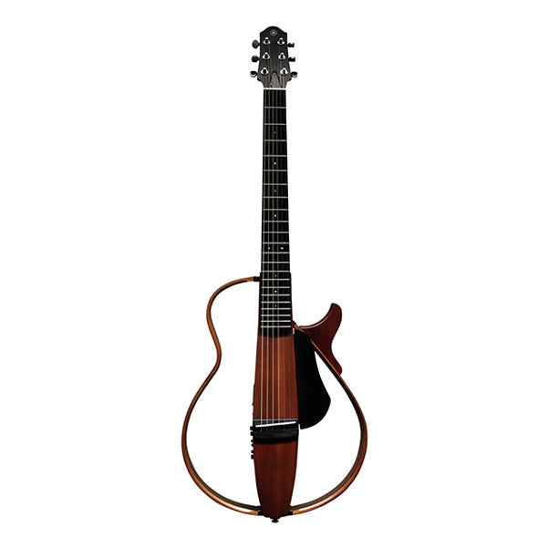 yamaha electro acoustic guitars natural satin yamaha slg200s cutaway silent electro acoustic guitar    #color_natural-satin