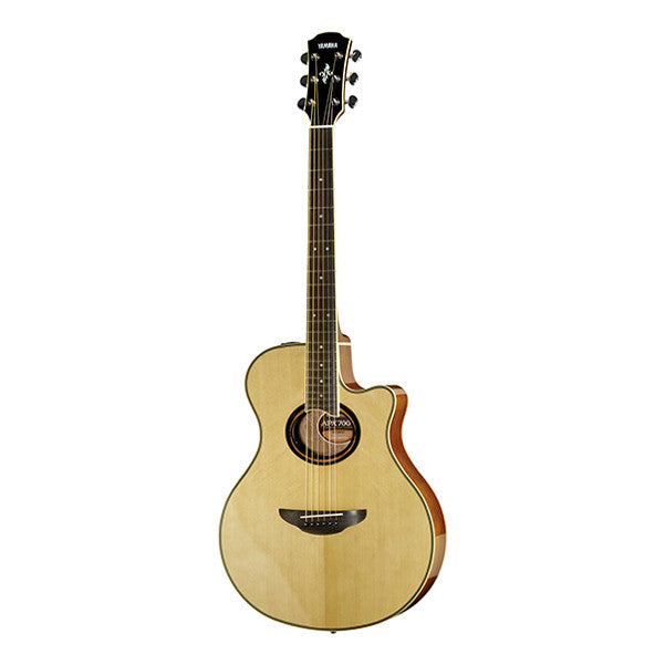 yamaha electro acoustic guitars natural yamaha apx700ii cutaway electro acoustic guitar      #color_natural