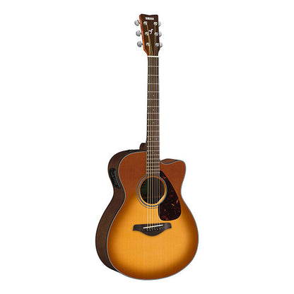 Yamaha Electro Acoustic Guitars Sandburst Yamaha FSX800C Cutaway Electro Acoustic Guitar