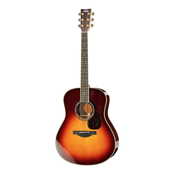 yamaha electro acoustic guitars yamaha ll 16 a.r.e dreadnought electro acoustic guitar - brown sunburst high gloss