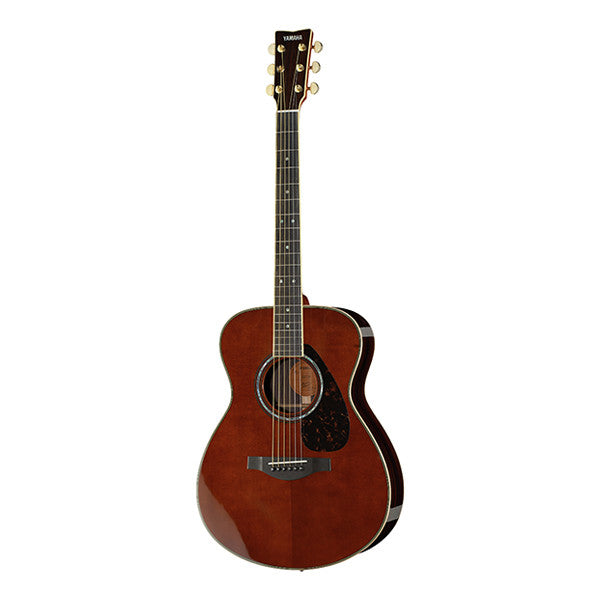 yamaha electro acoustic guitars yamaha ls 16 a.r.e dreadnought electro acoustic guitar - dark tinted