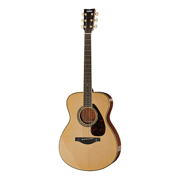 yamaha electro acoustic guitars yamaha ls 6 m a.r.e dreadnought electro acoustic guitar - natural high gloss