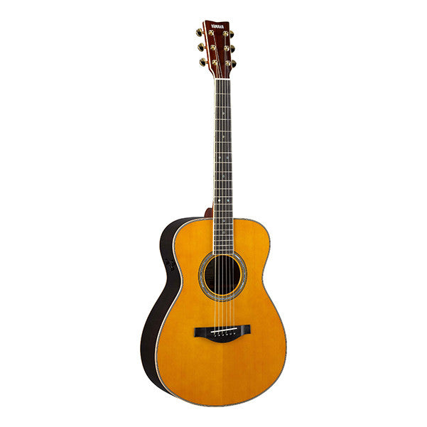 yamaha electro acoustic guitars yamaha ls-ta transacoustic dreadnought electro acoustic guitar - vintage tint