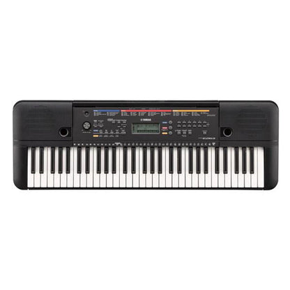 yamaha keyboard bundles yamaha psr e263 61 key portable keyboard bundle with dust cover, polishing cloth, online lessons & ebook