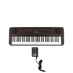 Yamaha Keyboard Bundles Yamaha PSR E360 61 Key Expressive Touch Sensitive Portable Keyboard with Dust Cover, Stand, Polishing Cloth, Online Lessons & Ebook