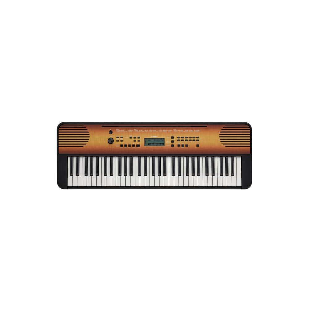 Yamaha Keyboard Bundles Yamaha PSR E360 61 Key Expressive Touch Sensitive Portable Keyboard with Dust Cover, Stand, Polishing Cloth, Online Lessons & Ebook