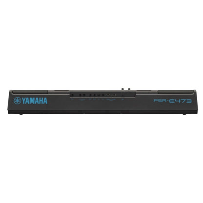 Yamaha Keyboard Bundles Yamaha PSR-E473 61-Key Touch-Sensitive Portable Keyboard with Polishing Cloth, Dust Cover, Online Lessons & Ebook