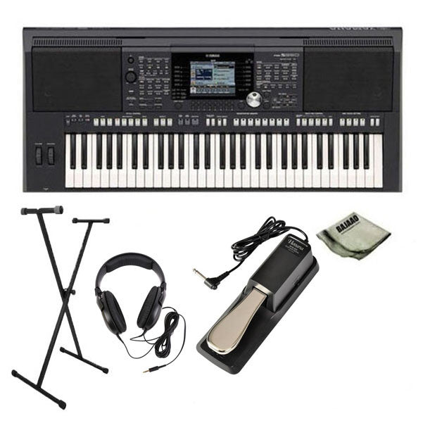 Yamaha Keyboard Bundles Yamaha PSR-S950 61-Key Arranger Keyboard Pro Bundle