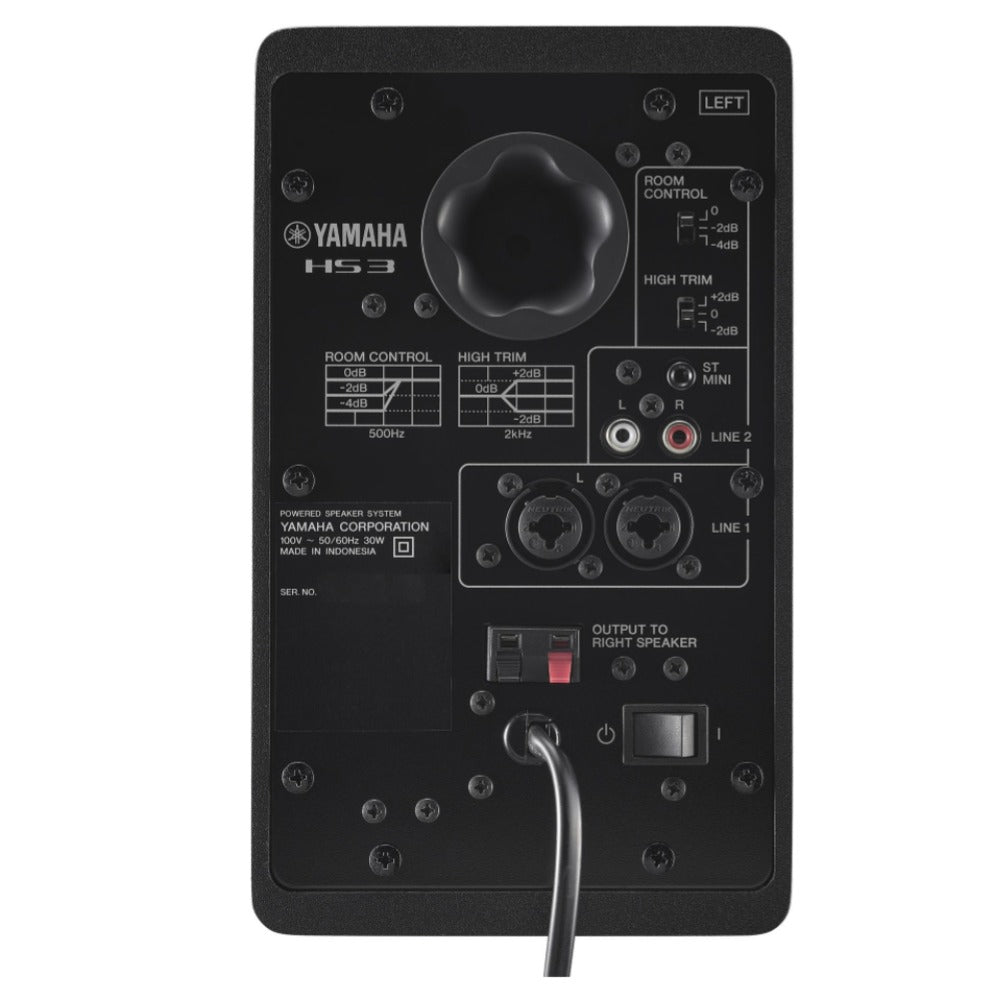 Yamaha Monitor Speakers Black Yamaha HS3 Powered Studio Monitor - Pair