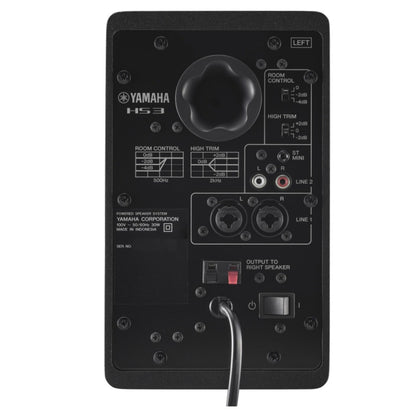 Yamaha Monitor Speakers Black Yamaha HS3 Powered Studio Monitor - Pair