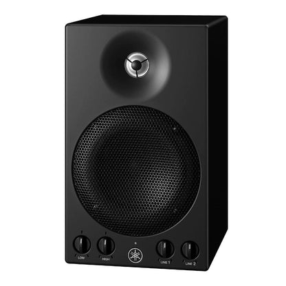 yamaha monitor speakers black yamaha msp3a powered monitor speaker - pair 