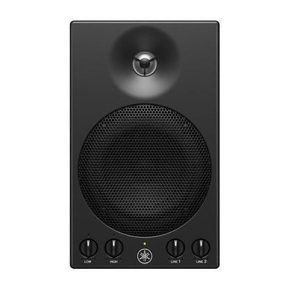 yamaha monitor speakers black yamaha msp3a powered monitor speaker - pair 