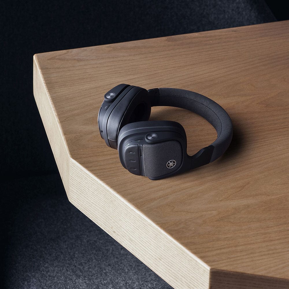 yamaha over-ear wireless headphones black yamaha yh-l700a wireless noise-cancelling headphones with 3d sound - black   