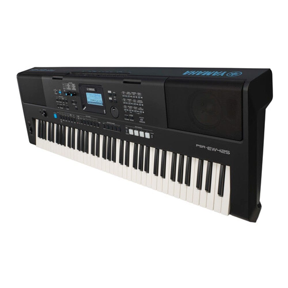 yamaha portable keyboards black yamaha psr-ew425 76-key touch-sensitive portable keyboard     