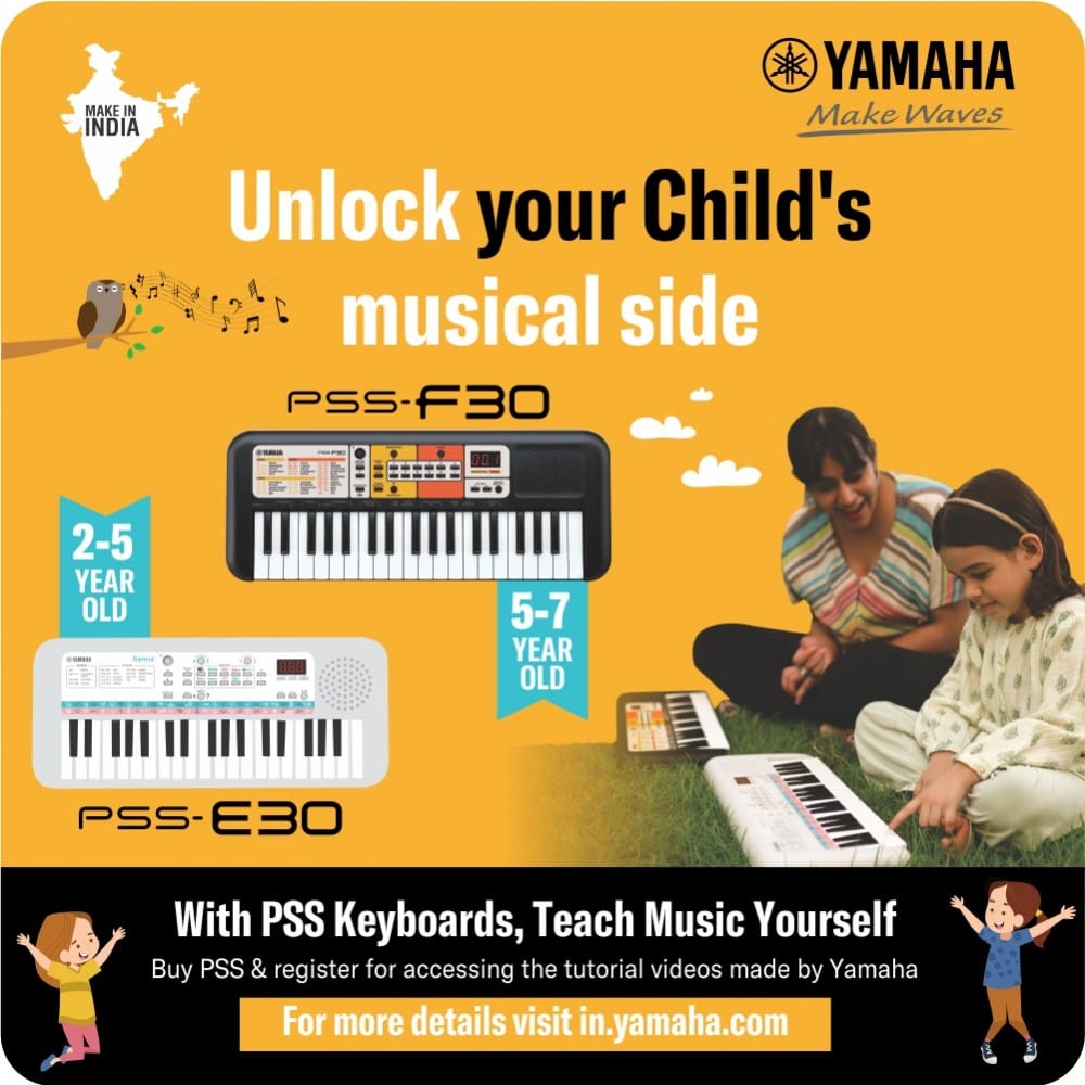 Yamaha Portable Keyboards Black Yamaha PSS-F30 37-Key Portable Mini Keyboard For Kids