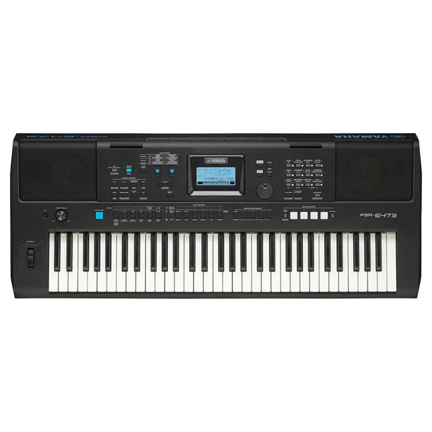 Yamaha Portable Keyboards Single Yamaha PSR-E473 61-Key Touch-Sensitive Portable Keyboard - Black