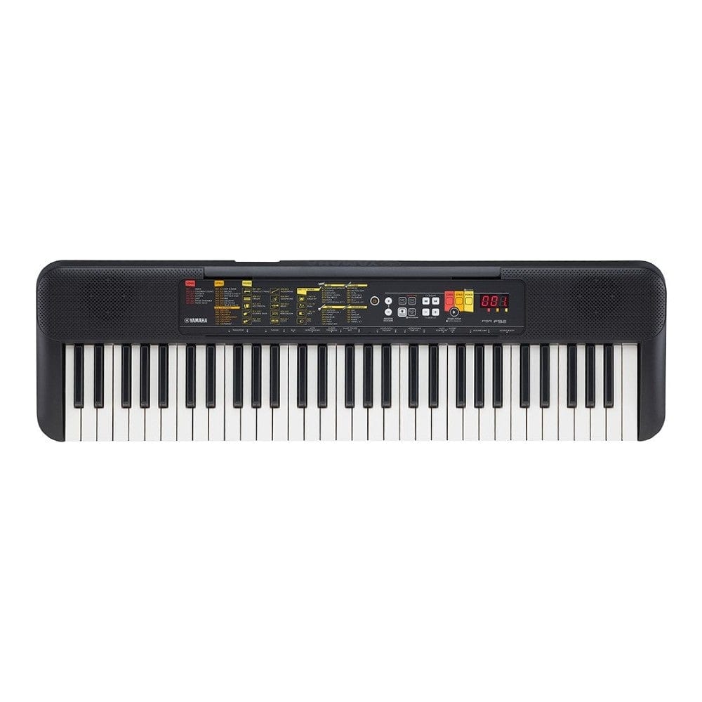 Yamaha Portable Keyboards Single Yamaha PSR-F52 61 Keys Portable Keyboard - Black