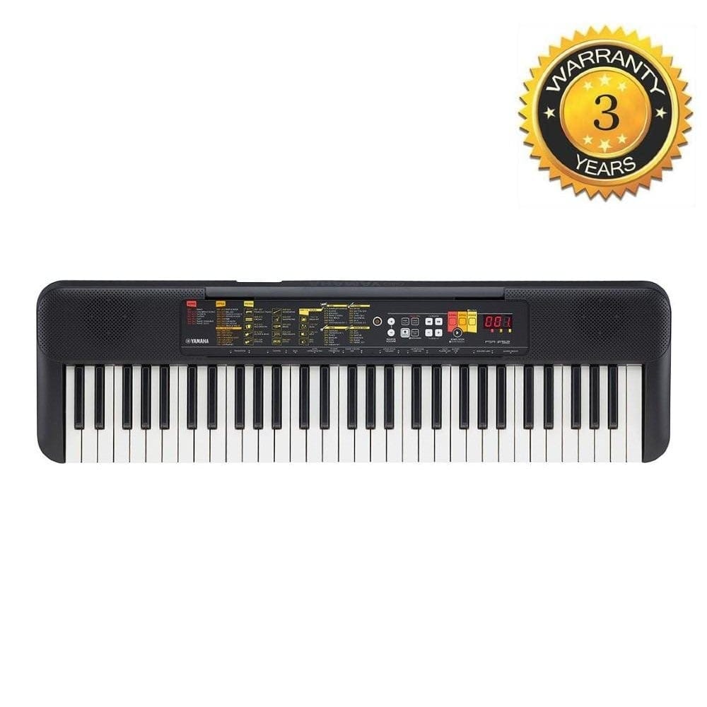 Yamaha PSR F52 61-Key Portable Electronic Classic Keyboard – Black – Bovic  Enterprises