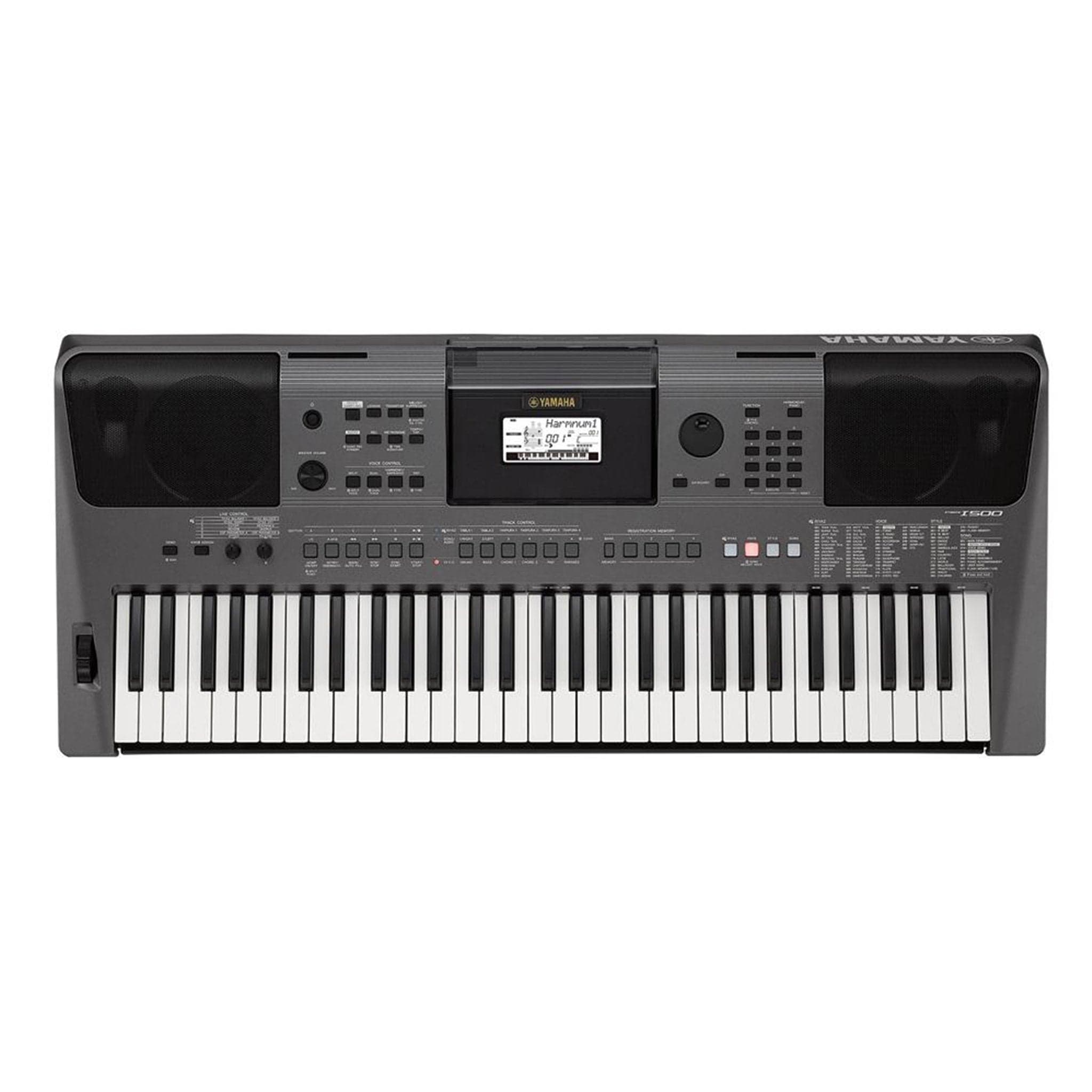 Yamaha Portable Keyboards Yamaha PSR I500 61-Key Portable Keyboard with Power Adapter