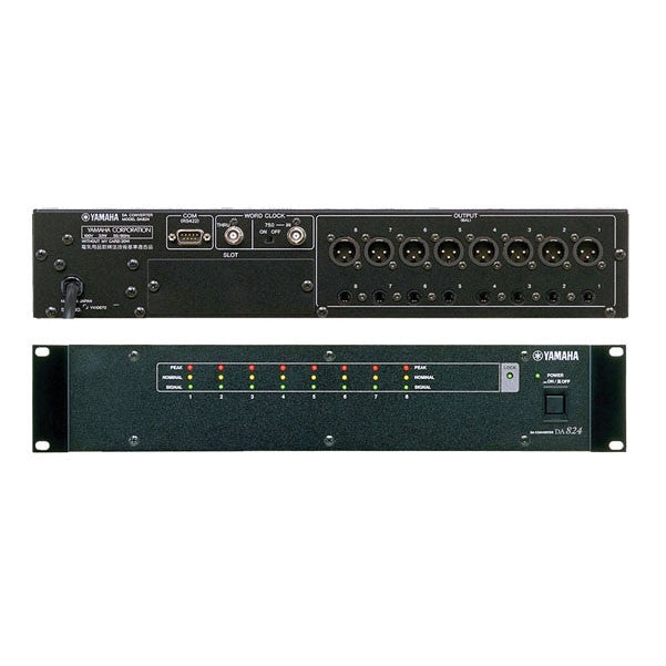 yamaha pre amps yamaha da824 d/a converter 8 channel